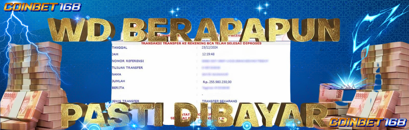 WD BERAPAPUN PASTI DIBAYAR